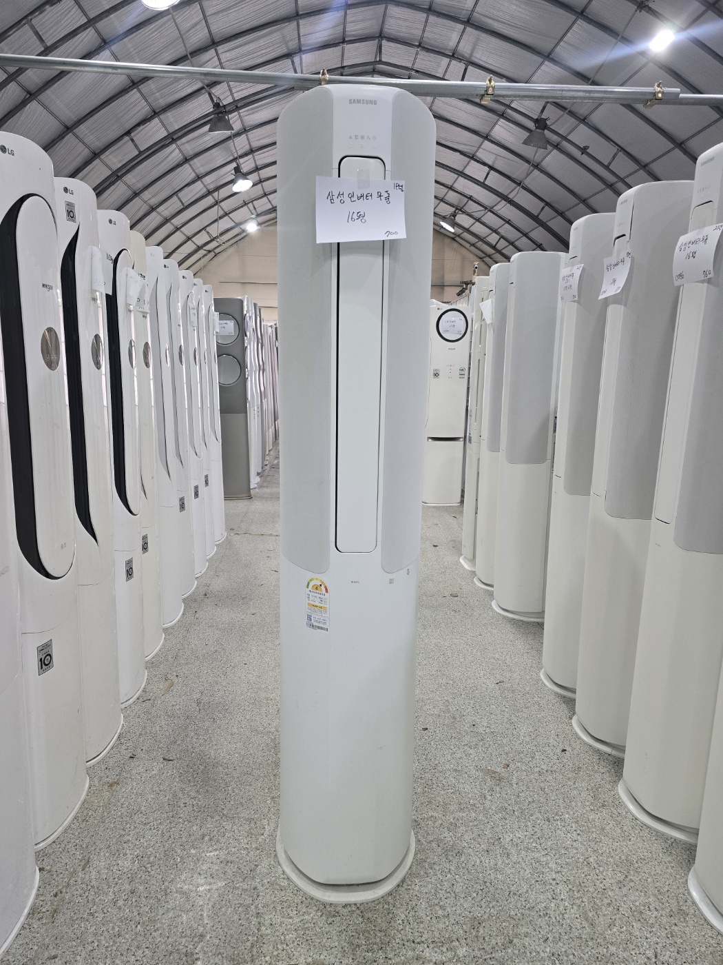 0120번 삼성 인버터 무풍 스탠드 에어컨 16평 19년