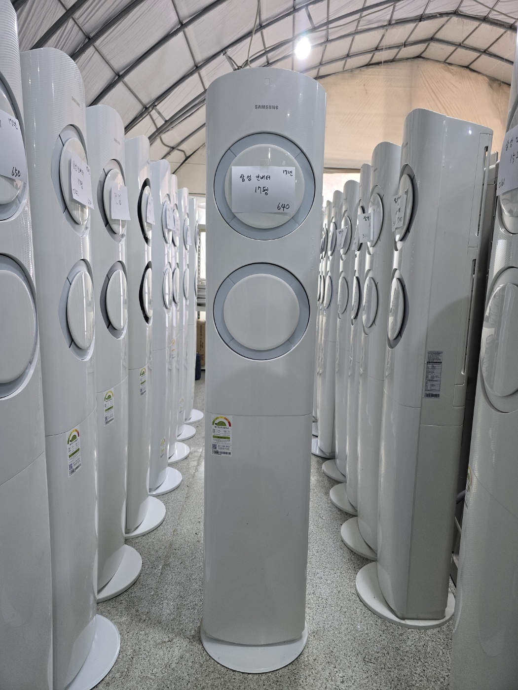 0190번 삼성 인버터 스탠드 에어컨 17평 17년